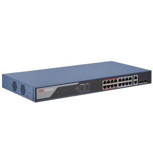 Hikvision DS-3E1318P-EI(B) Комутатор 18 портів керований