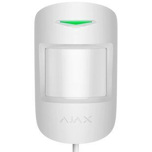 Проводной извещатель движения Ajax MotionProtect Fibra white
