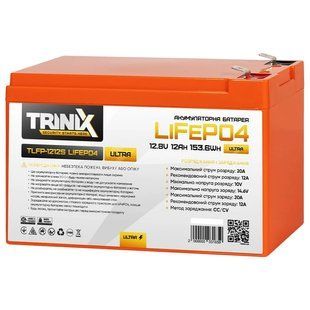 TRINIX TLFP-1212S Ultra 12А&bull;г 12В Літієва акумуляторна батарея