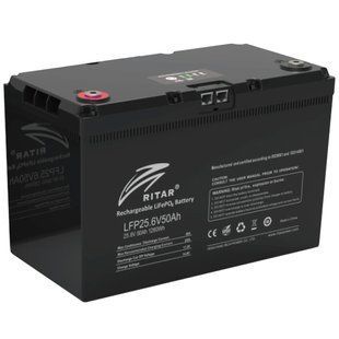 Ritar LFP25.6V50AH G3 з системою підігріву та bluetooth Акумуляторна батарея