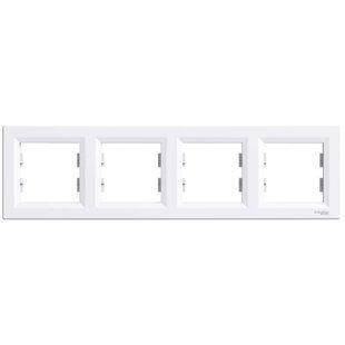Schneider Electric ASFORA EPH5800421 Рамка 4-місна горизонтальна біла