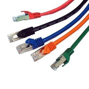 Патч-корд S/FTP L&W ELECTRONICAL 1 м, кат. 6А, помаранчевий, LW
