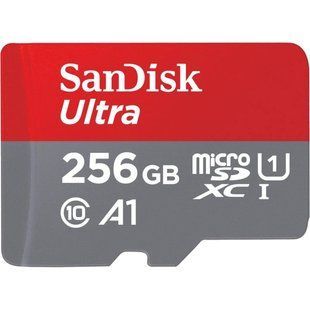 SANDISK 256GB Ultra microSDHC UHS-I Card A1 Class 10 Карта пам&rsquo;яті