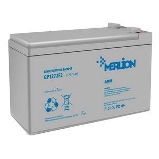 MERLION GP1272F2 7.2А&bull;г 12В Свинцево-кислотна акумуляторна батарея