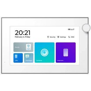 Bas-IP AZ-07LL white Відеодомофон, Білий