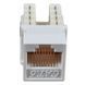 EPNew 6KTVM-U0WH Модуль KeyStone RJ45 UTP, кат. 6, 110, Slim, W - 16.6 мм, білий