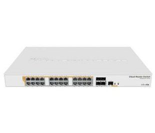 MikroTik CRS328-24P-4S+RM PoE Комутатор 24 порти керований