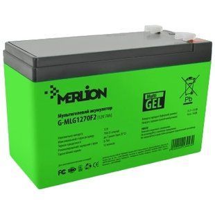 MERLION G-MLG1270F2 7A&bull;г 12В мультигель Свинцево-кислотна акумуляторна батарея