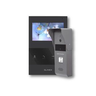 Slinex SQ-04 black + Hikvision DS-KB2421-IM Комплект