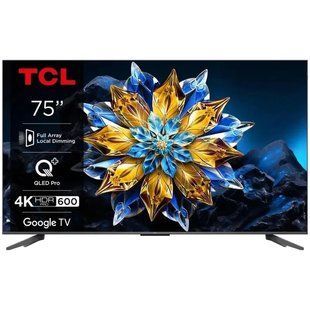 TCL 75C69BPRO Pro 4K Smart Google TV Titan ONKYO Телевізор
