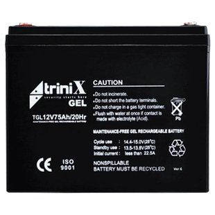Trinix TGL12V75Ah/20Hr Акумулятор гелевий 12В 75А&bull;год