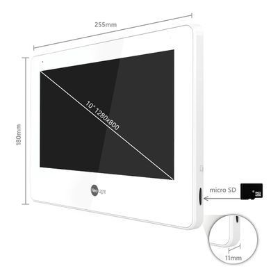 MEZZO Hybrid White Відеодомофон NeoLight, Білий