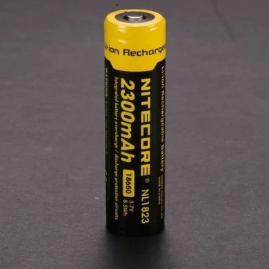 Nitecore NL1823 Акумулятор Li-Ion 18650 3.7V (2300 мА&bull;г) захищений