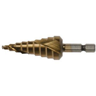 Makita (D-40185) Ступінчасте свердло HSS TiN 1/4 4-20 мм