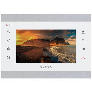 SL-07IPHD (silver/white) Відеодомофон 7" Slinex, Білий
