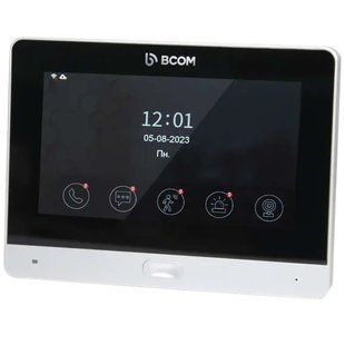 BCOM BD-760FHD/T Silver Відеодомофон, Сірий