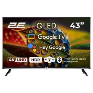 2E 43A77Q 43&rdquo; дюйма 3840x2160 QLED Google TV Телевізор