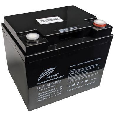 Ritar R-LFP12.8V50AH Акумуляторна батарея з bluetooth