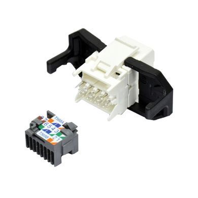 Corning FQ100020723 Модуль Keystone UTP RJ45 кат. 5e, білий, Corning