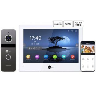 Neolight ALPHA Hybrid + SOLO FHD Graphite Комплект відеодомофону