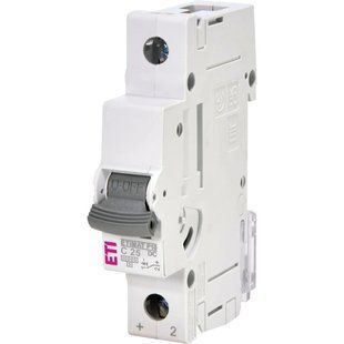 ЕТІ ETIMAT P10-DC 1p C25 (10 kA) Автоматичний вимикач