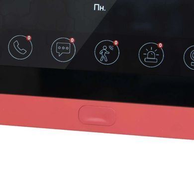 BCOM BD-760FHD/T Red Відеодомофон, Червоний