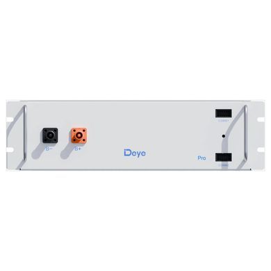 Deye BOS-G-Pack 5.1 51.2В 100 А&bull;г 125А високовольтна сумістна з 99-10025465 Модульна літієва акумуляторна батарея