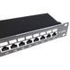 24 порта 1U 19" модульна (без модулів) STP патч-панель EServer, Чорний
