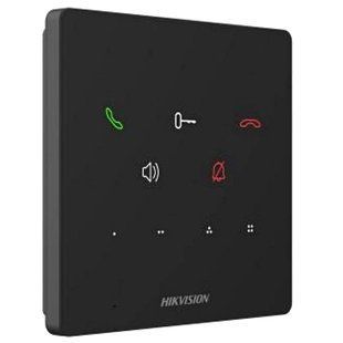 DS-KH6000-E1 Аудіодомофон IP мережевий POE, Чорний