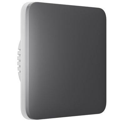 Ajax&nbsp;SoloButton&nbsp;(1-gang/2-way)&nbsp;grey Кнопка для одноклавішного чи прохідного вимикача