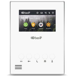 BAS-IP АU-04LA White Відеодомофон, Білий
