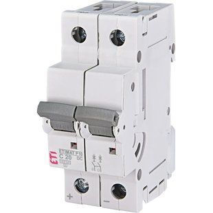 ЕТІ ETIMAT P10-DC 2p C20 (10 kA) Автоматичний вимикач
