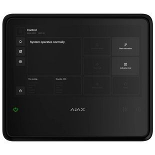 Ajax EN54 Fire Hub black Пожежна централь