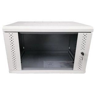 EServer 6U 600х350х370 скло, сіра Шафа