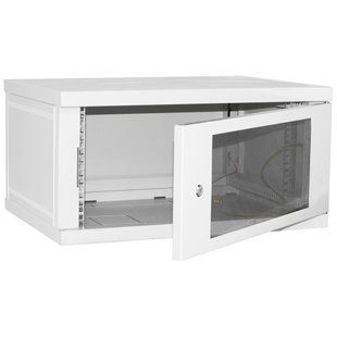 IPCOM СН-4U-060х035-ДС-7035 (RAL7035) Шафа телекомунікаційна скло