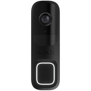 Відеодзвінок Ajax Doorbell black RAL 9005