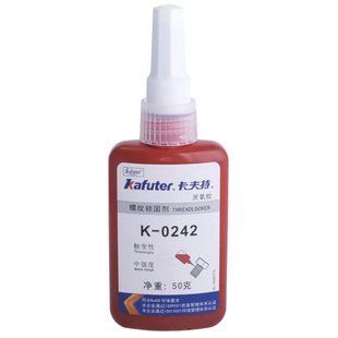 Kafuter K-0242 50ml Лак фіксатор різьби гвинтів синій
