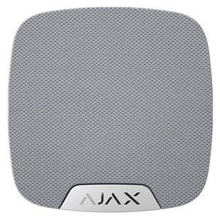 Бездротова внутрішня сирена з клемою для додаткового світлодіода Ajax Superior HomeSiren white Jeweller
