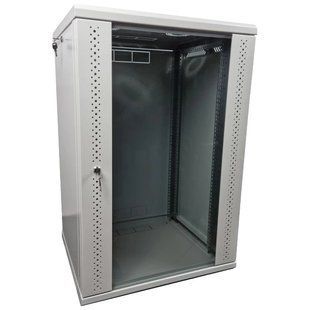 EServer 15U 600х600х773 скло, сіра Шафа