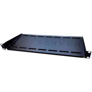 EServer 350мм 1U 19" Консольна полиця, Чорний