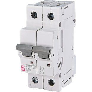 ЕТІ ETIMAT P10-DC 2p C25 (10 kA) Автоматичний вимикач