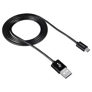 Canyon&nbsp;UM-1B&nbsp;black&nbsp;(Micro&nbsp;USB&nbsp;-&nbsp;USB&nbsp;2.0)&nbsp;1м Кабель
