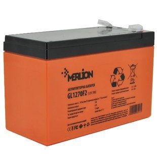 MERLION GL1270F2 7A&bull;г 12В Свинцево-кислотна акумуляторна батарея