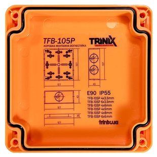 Trinix TFB-105P 4x3.5 Вогнестійка розподільна коробка