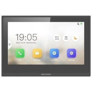 DS-KH6351-TE1 7" дюймів Відеодомофон Hikvision, Чорний