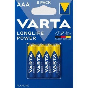 VARTA LONGLIFE POWER AAA BLI 8 шт Батарейка