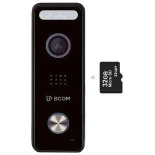 BCOM BT-400FHD/T Black SD Виклична панель, Чорний